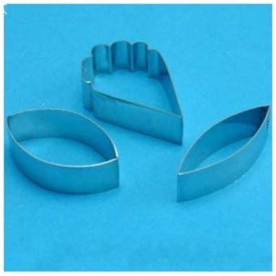 PME Sugarcraft Cattleya Orchid Petal Cutters, Stainless Steel, Set of 3...