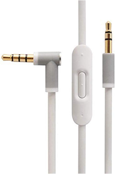 Replacement Audio Cable Cord Wire with in-line Microphone and Control Fit for Beats by Dr Dre Headphones Solo/Studio/Pro/Detox/Wireless/Mixr/Execu...