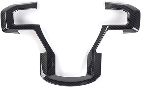 Keptrim for F-150 ABS Carbon Fiber Steering Wheel Cover Trim for 2015 2016 2017 2018 2019 2020 Ford F150, for 2017-2022 F250 F350, for 2018-2021 F...
