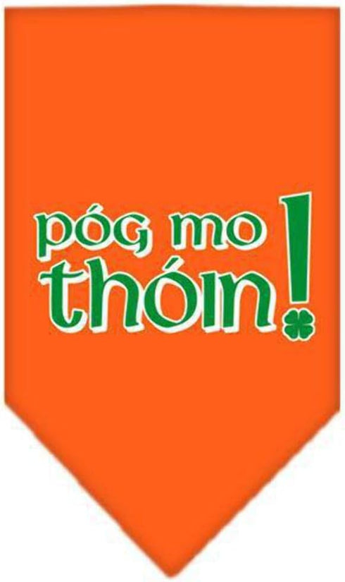 Pet and Dog Bandana Screen Printed, Pog Mo Thoin Yellow Large...