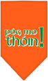 Pet and Dog Bandana Screen Printed, Pog Mo Thoin Yellow Large...