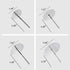 6PCS Cake Flower Nail and Flower Lifters Set, Stainless Steel Cake Cupcake Decor Baking Tools for Icing Flowers Decoration (4 Sizes)...