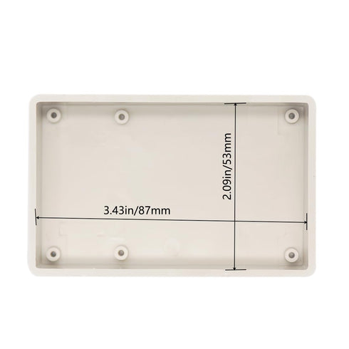 Zulkit 5Pcs Project Boxes ABS Plastic Electrical Project Power Case Small Junction Box White 3.62 x 2.28 x 0.91 inch (92 x 58 x 23 mm)...