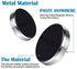 Magnetic Phone Mounts 2 Pack with 3M Adhesive. Black Flat Cell Phone Holder for Car Dashboard, Truck, Wall, Mirror, Table. Universal Low Profile S...