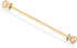 Wynameleri Mens Shirt Collar Bars Pins Clips Clasps Silver Tone and Gold Tone Set 3 PCS Business Gift 60mm...