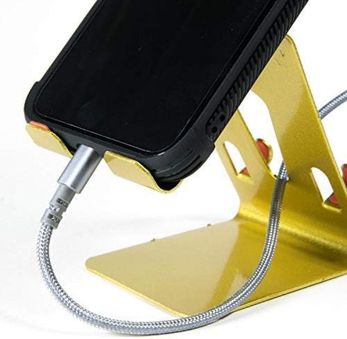 Metal Phone Stand, CoverON Universal Cell Phone Holder Stand for Desk, Home, Office Compatible with iPhone, Android, Galaxy, and All Smartphones -...