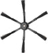 4Pcs Hexagon Side Brushes Compatible for Roborock Q Revo Self-Cleaning Sweeping Robot Vacuum Cleaner P10 Replacement Parts Accessories...