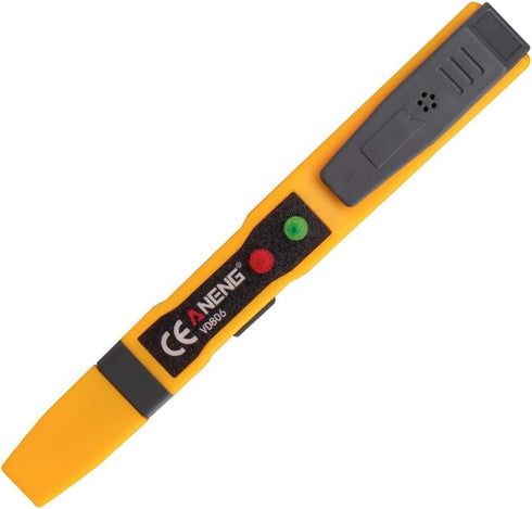 AC Voltage Detector Pen Voltage Tester Non-Contact Inductive AC/DC Voltage Tester Audible and Flashing LED Alarms,Pocket Clip Tester Tools...