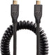 UCEC 11.81"/30cm Coiled Micro HDMI to Micro HDMI Cable for Gopro Cameras Small HD Monitors...