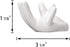 4 Pack Air Plant Holders Unique Ceramic Mini Airplants Stand Tillandsia Succulent Display Container Pot Cute Home Decor for Desk Table Shelf Windo...