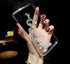 BONITEC Jesiya for iPhone Xs Max Case Clear Bracelet 3D Glitter Sparkle Bling Strap Luxury Shiny Crystal Rhinestone Diamond Silver Chain Protectiv...