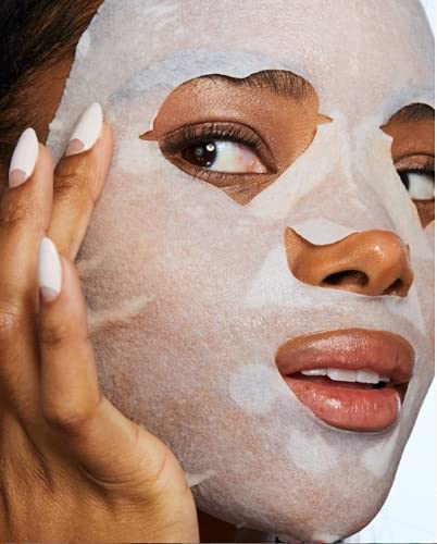 Pacifica Beauty, Vegan Collagen Hydrate & Plump Face Mask, Sheet Mask Set, Skincare, Moisturizer, Hydrated Dewy Skin, Cucumber & Aloe, For Dry & A...