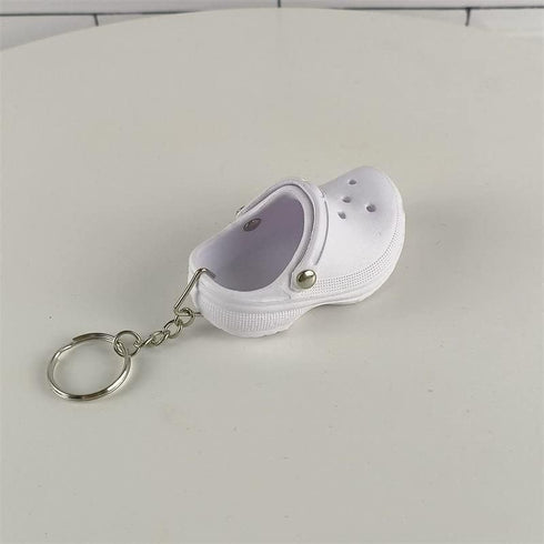 tenghong2021 Women Cute Mini Shoes Keychain Funny Key Buckle Lovely Clog Shoe Bubble Charms Birthday Gifts...