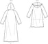 New Look Misses' Coat with Hood Sewing Pattern Packet, Design Code S9129, Sizes XS-S-M-L-XL, Multicolor...