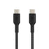 Belkin BoostCharge Braided USB-C to USB-C Cable (1M/3.3ft) for iPhone 15, iPhone 15 Pro, iPhone 15 Pro Max, iPhone 15 Plus, Galaxy S23, S22, Note1...