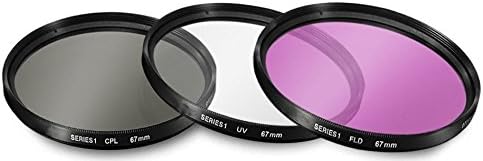49mm 3 Piece Filter Kit (UV-CPL-FLD) for Sony 18-55mm DT E-Mount, 55-210mm, 16mm f/2.8, 20mm f/2.8 EMOUNT, 24mm f/1.8, FE 28mm f/2 Lens, 30mm f/2....
