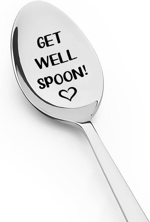 Get Well Spoon Gifts for Best Friend Friendship Gift for Sister Brother Birthday Graduation Gifts for Daughter Son Inspirational Motivetional Gift...