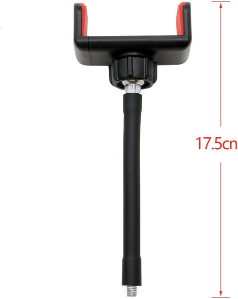Ring Light Phone Holder Attachment Replacement for Live Stream 1/4" 6.3mm Screw Bendable Flexible Phone Tripod Mount Adapter Adjustable Compatible...