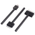 Leather Round Hole Punching Tool 3pcs Prong Punch Tool Set with 2/4/6 Prong Options for Precise Round Hole Punching DIY Leather craft?5MM?...