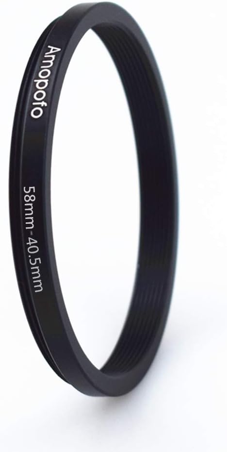 58mm to 40.5mm Camera Filters Ring Compatible All 58mm Camera Lenses to 40.5mm UV CPL Filter Accessory,58-40.5mm Camera Step-Down Ring...