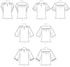 Butterick B6688E5 Easy Semi-Fitted Women's Blouse Sewing Patterns, Sizes 14-22...