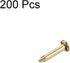 uxcell Small Tiny Hardware Nails Iron 1.2X6mm(DxL) for DIY Decorative Wooden Boxes Accessories Gold Tone 200pcs...