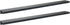 LC LICTOP Black Mount Finger Edge Pull Concealed Handle for Home Kitchen Door Drawer Cabinet 400mm/15.75" Length 320mm/12.6" Hole Distance 2Pcs...