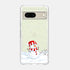 Blingy's for Google Pixel 7 Pro Case, Cute Winter Snowman Style with Snowflake Pattern Holiday Christmas Design Transparent Soft TPU Protective Cl...