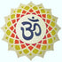 Aditri Creation DIY MDF Readymade Round Om Design Rangoli Mat Easy to Use Rangoli Template Easy to Fill Wooden MDF Rangoli Boards for Indian Tradi...