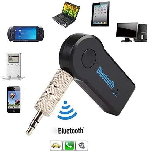Bluetooth Receiver 5.0 Wireless Audio Receiver, 3.5mm Jack AUX car Audio/Wired Headset/Home Stereo System Compatible, can be Connected to Smartpho...