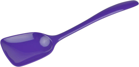 Hutzler 11 Inch Melamine Flat-Front Spoon, Violet...