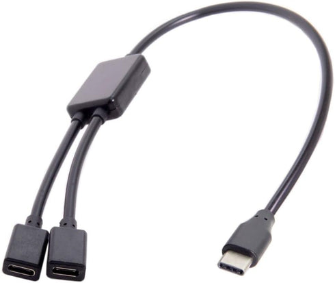 chenyang USB C OTG Cable,USB Type C 1 Male to 2 Female Dual Ports Hub Cable for Laptop PC & Mouse & Flash Disk...