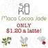 SAKU Tea, Maca Cocoa Jade Matcha Latte Blend, Super Food Latte, 2.1 oz Bag...