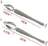 4 Pcs Culinary Drawing Decorating Spoons Set Drawing Decorating Spoon Plated Decorating Pencil Spoon Dessert Serving Decorating Spoon for Decorati...