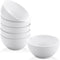 Yedio Small Bowls Set, White Ceramic Bowls of 6, 10 oz Porcelain Bowl for Kitchen Dessert Rice Side Dish Snack Soup Fruits Cereal Ice Cream, Micro...