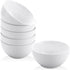 Yedio Small Bowls Set, White Ceramic Bowls of 6, 10 oz Porcelain Bowl for Kitchen Dessert Rice Side Dish Snack Soup Fruits Cereal Ice Cream, Micro...