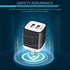 Wall Charger, 5Pack 5V/2.1AMP AILKIN Dual-Port USB Wall Charger Home Travel Plug Power Adapter for iPhone 14/13 Pro Max/12/SE/11Pro Max/XS/XR/8/7/...