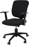 Office Chair Cover Water Resistant- Split Protective & Stretch Jacquard Elastic Universal Slipcover for Desk Task Chair, Computer Rotating Chair, ...