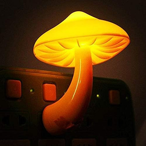 Sensor LED Night Lights for Adults Kids NightLight Cute Mushroom Night Light Plug in Wall Lamps for Bedroom, Bathroom,Toilet, Stairs, Kitchen, Hal...