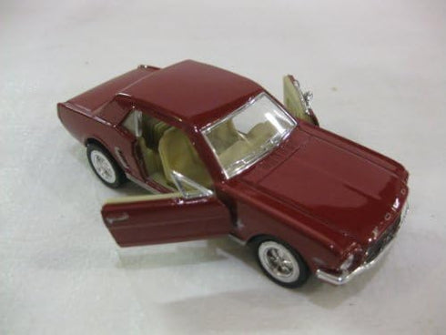 1964 1/2 Ford Mustang In Red Diecast 1:36 Scale By Kinsmart...