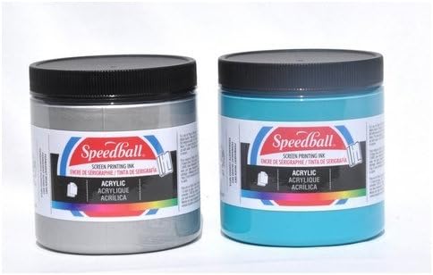 Speedball, 4690, Fluorescent Screen Printing Ink, 8 Fl oz., Lime Green...