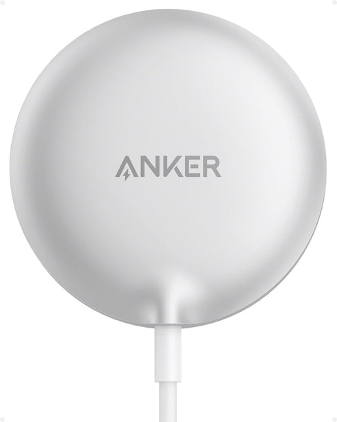 Anker MagGo Magnetic Wireless Charger (Pad), Qi2 Certified 15W Ultra-Fast MagSafe Compatible Wireless Charger, for iPhone 15/15 Plus/15 Pro/15 Pro...