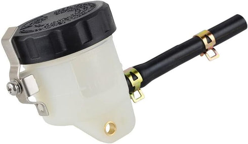 Universal Motorcycle Front Brake Master Cylinder Brake Pump Tank Oil Cup Fluid Bottle Reservoir Aftermarket Part compatible with/for Kawasaki NINJ...