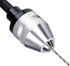 Fixinus 2 Pieces Keyless Drill Chucks - 1/4 Inch Hex Shank Drill Bit Adapter, Fast Change Converter Extension Screwdriver Drill Adapter for Impact...
