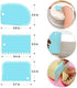 Cake Scraper Set of 9 Packs Cake Scraper Cake Decorating Comb Icing Smoother for cake decorating Plastic baking scraper Decorating Cake Edge Kitch...
