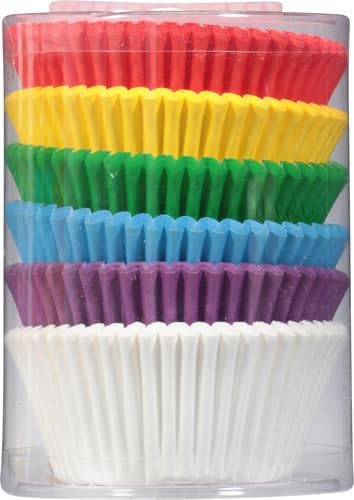 Wilton Baking Cups, Rainbow Assorted, 150 ct...