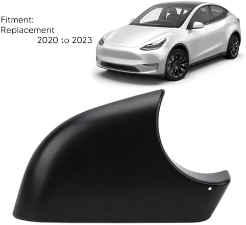 Aramox Front Right Side View Mirror Base, Passenger Side Wing Mirror Cover Lower Bottom Holder Compatible with Model Y 2020 to 2023 OE: 8202203...