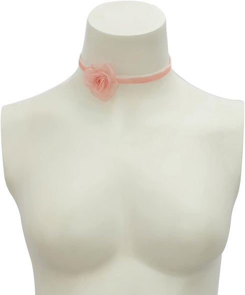 Vintage Flower Lace Velvet Choker Necklace Lolita Sexy Rose Lace Collar Neck Chain Bridal Wedding Party Neck Jewelry for Women and Girls...