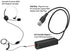 USB Adapter Cable to RJ9 Female for Any Jabra QD Headset GN1200 and Connects Into A Computer PC Laptop Mac Softphone Skype MSN Zoom Video Phone Ap...