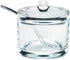 J&M DESIGN Clear Acrylic Sugar Bowl With Lid And Spoon For Coffee Bar Accessories, Cereal Bowls, Tea, Kitchen Countertop Canisters & Baking - 8 oz...